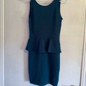 NWT teal Bodycon dress